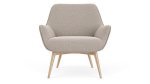 Oscar Chair Agnes Brown Oak Soap Legs - Agnes Brown