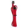 - Premium Individually Sleeved Pcie Cables Single Connector Type 4 Gen 4 - Red