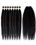 8 Pcs X 24INCHES And Closure New Straight Style Synthetic Package Natural