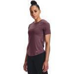 Under Armour Women's Rush Mesh Ss - Ash Plum - LG