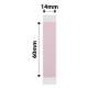 NB309 - - D11 / D101 / D110 / H1S - 14X60MM - 110 Pink Labels