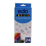 Edo Colour Pencils 24'S Long Pack Of 6