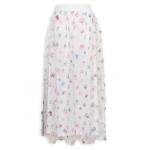 White 3D Flower Skirt