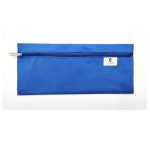Dafrique Canvas Pencil Case Fzip Large Blue