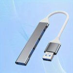USB Hub 4 Port USB Hub Ultra Slim Portable Data Hub Applicable For Imac Pro Macbook Air Mac Mini pro Surface Pro Notebook PC Lap
