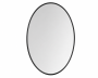 Oval Wall Mirror - Modern Metal Frame Decor