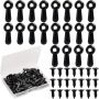 Diy Tool Craft Frame Picture Turn Button Fasteners Clips & Screw Set 100PCS