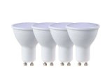 Switched 3W GU10 Rechargeable LED Light Bulb - Cool White 4 Pack