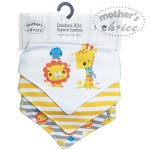 3 Pack Bandana Bib 'lion/giraffe'