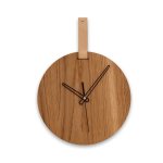 Oden Wall Clock Natural - 300 Mm Black Sleek