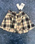 New Zara Checked Pleated Skirt 6Y