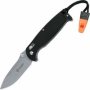 G7412P-WS 440C Folding Knife Black