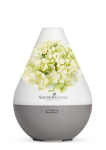 White Hydrangea Dewdrop Diffuser Decal