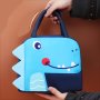 Kawaii Shark Waterproof Foldable Lunch Bag Lightweight Insulated Lunch Bag For Students Ideal Choice For Gifts