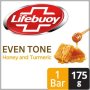 Lifebuoy Natural Glow Honey And Turmeric Hygiene Bar Soap 175g