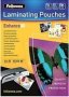 Fellowes A3 Enhance Glossy Laminating Pouches 25 Pack