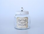 Small Glass Jar Wedding Day 19X15.5CM