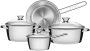 Tramontina 11 Piece Stainless Steel Cookware Set Lifetime Guarantee