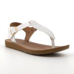 Pierre Cardin Ariella Thong Sandal - White - 8