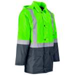 Hazard Padded Two-tone Hi-vis Reflective Jacket - Yellow Large