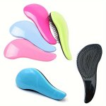1PC Solid Color Hair Brush Scalp Massage Hair Comb Detangling Hair Styling Tool For All Type Of Hair