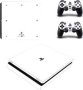 Decal Skin For PS4 Slim: White