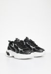 PoP Candy Lace Up Sneakers - Black & White