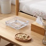 Deli Crystal Glass Ashtray - Square