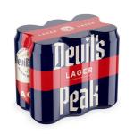 Peak Lager 440ML Can - 6 Pack
