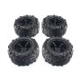 4PCS Px 9300-21 Rubber Tire Rc Racing Car Tires 9300&9302 1/18 Scale On Roa