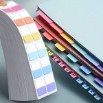 120 Sheets Of Paper Label Index Stickers - Get Organized With 10PCS