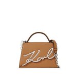 K signature Small Crossbody Bag -caramel