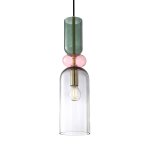 Rainbow Glass Pendant Light - Grey Shadow