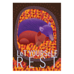 Let Yourself Rest Mindfulness Art Print