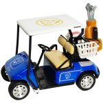 Golf Cart Blue Vehicle Decor