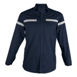 Coalfield Safety Shirt - Navy yellow 5X-LARGE