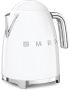 Smeg 2400W Retro Electric Kettle 1.7 Litre Capacity Ice White