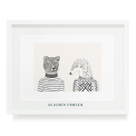 Cheetah & Pangolin Art Print