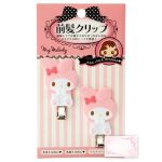Sanriooriginal Hair Clips Japan Import - Includes Cherry Blossom Message Card My Melody Vertical 1 Count Pack Of 1