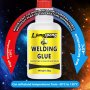 Ljungspong Welding Glue 50G Quick Drying Liquid White Glue Water-resistant Suitable For Metal Wood Plastic Magnet Ceramic Glass Stone Abs & More Bottle Container