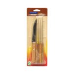 Knife Steak Natural Wood 6PC