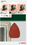 Bosch For Multi-sanders 95 X 135 Mm 80 5 Piece