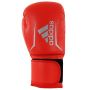 Adidas Speed 75 Boxing Glove Silver And Red 16OZ