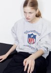 Printed Sweatshirt - Light Grey Marl nfl