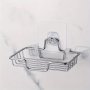 Stainless Steel Soap Dish Wall-Mounted Rustproof Rectangular Shape With Drain And Hook - 1pc Easy-Install Holder For Bathroom