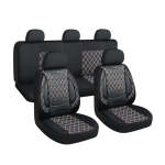5PCS Of Comfortable Leather Car Seat Cover 68253-9 White