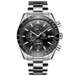 Benyar BY-5140M Chronograph - Black Stainless Steel