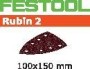 Festool Sandpaper Stf DELTA/7 P220 RU2/10 Rubin 2 499148