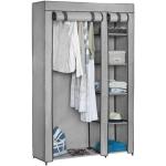 4 Shelf Wardrobe Grey WD5008