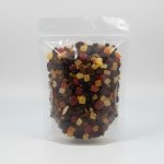 Ib Fruit Munch Sweet & Chewy Mixed Fruit Candy Fruity Toffee Pieces 500G - Colorful Fruit Flavored Soft Candies For Kids Birthda